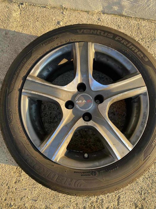 Set 4 anvelope Hankook Venus Prime 3 185/60 R15 + jante aliaj MAK