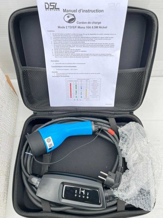 Cablu statie incarcare type 2 monofazat 230v 6.5 metri nou Renault OE