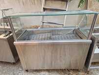 Masa calda sau rece, Frigider, Masa rece inox cu blat inox, masa frigo