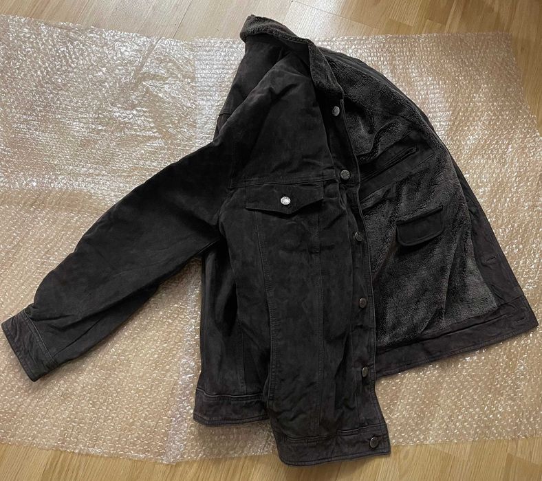 Geaca de piele intoarsa John F Gee