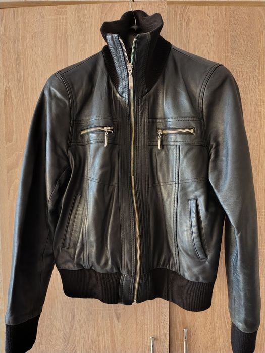 Дамско късо кожено яке