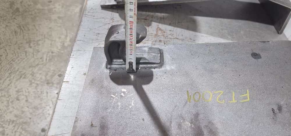 Plăci sudabile cu carlig și ochi siguranta cupa furca baloti furca gun