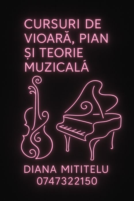 Meditații vioara, pian și teorie muzicala