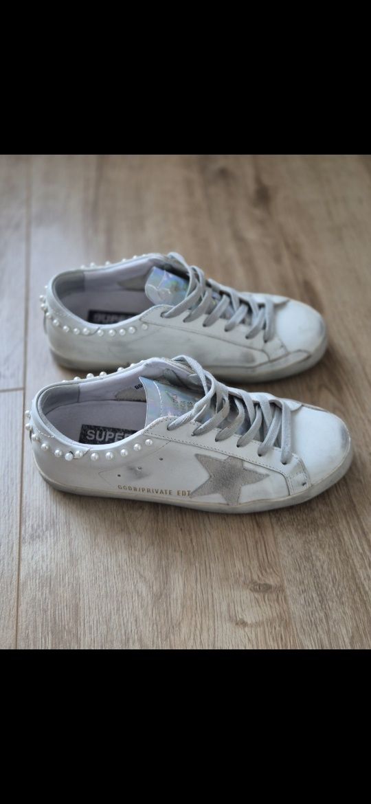 Оригинални кецове Golden Goose 38 номер, добро състояние