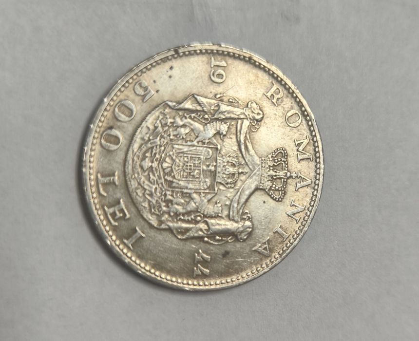 Moneda argint 500 lei Regele Mihai I 1944