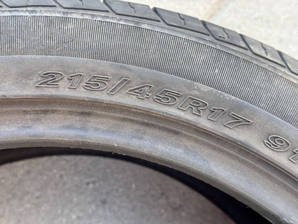 215/45/R17 Nexen Nblue 2бр летни dot0921 4-5мм