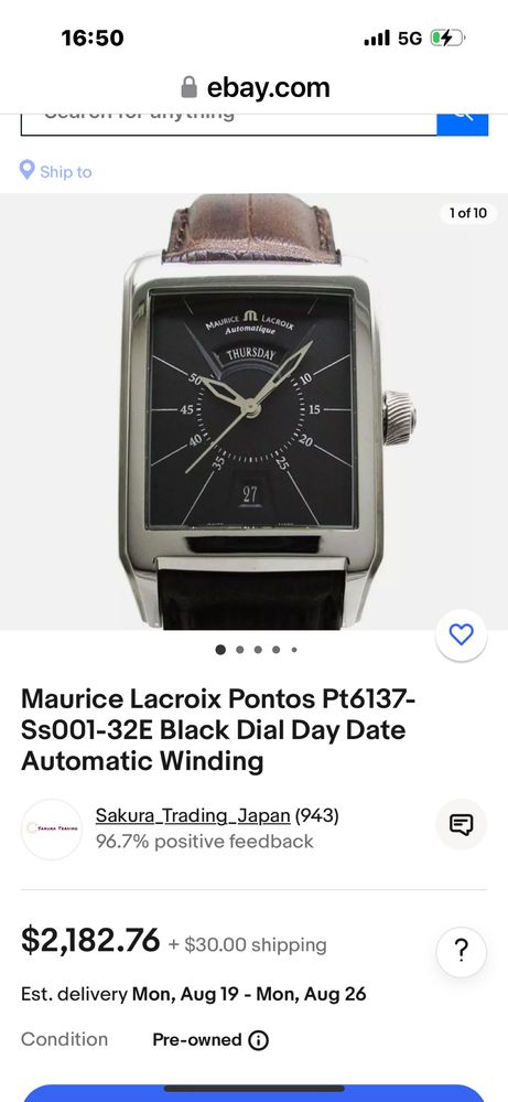 maurice lacroix Автомат отличен