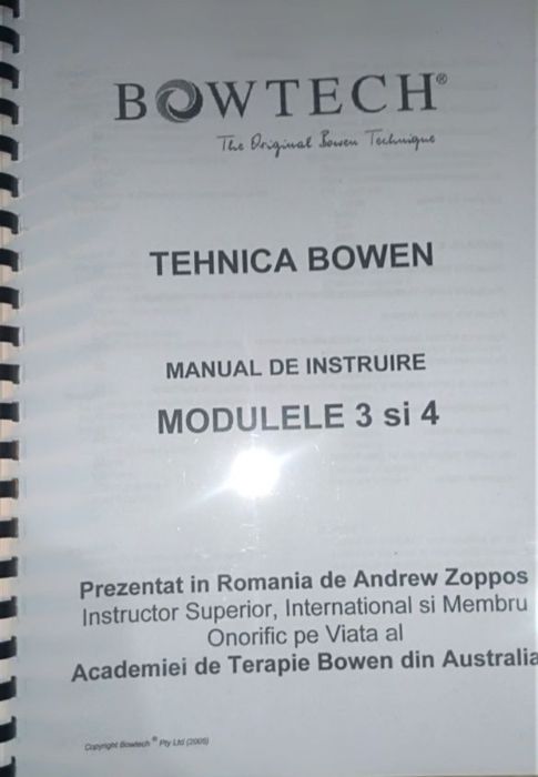 Manual Bowen , original