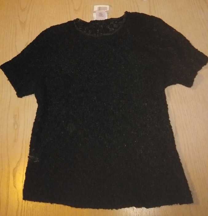 Bluza Noua din dantela neagra, originala KATIES, mar. S, M, L, XL, 2XL