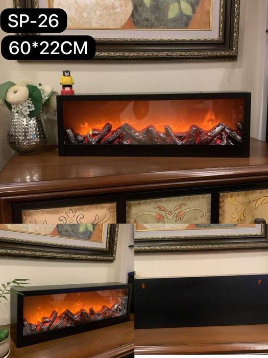 Декоративный светильник ночник камин на новый год!