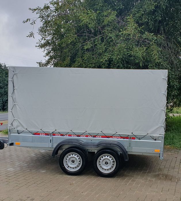 Remorca Repo QED cu Prelata L3x1l,6xh1,5m 750kg