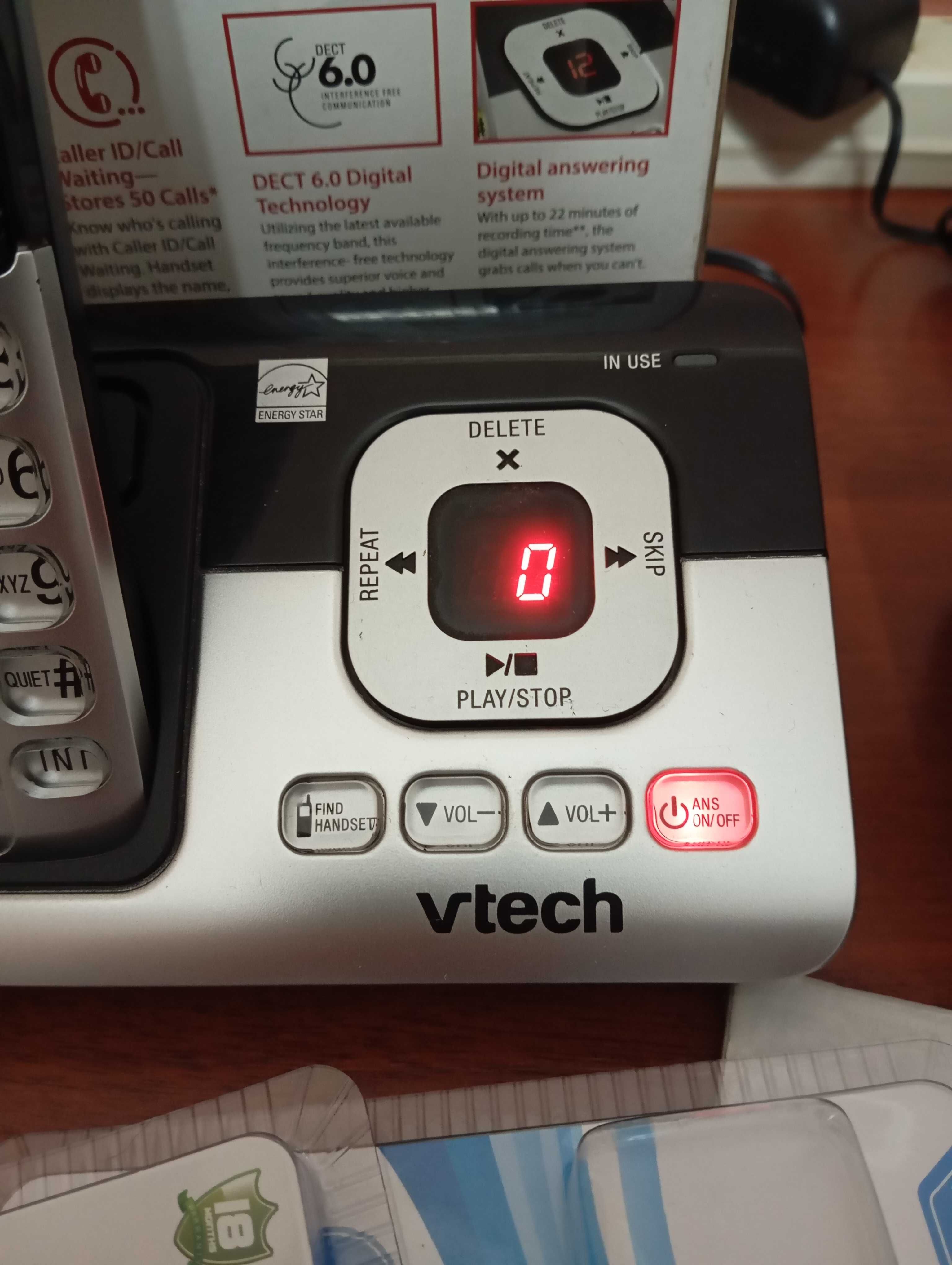 Продам радиотелефон VTECH две трубки на один телефонный номер.