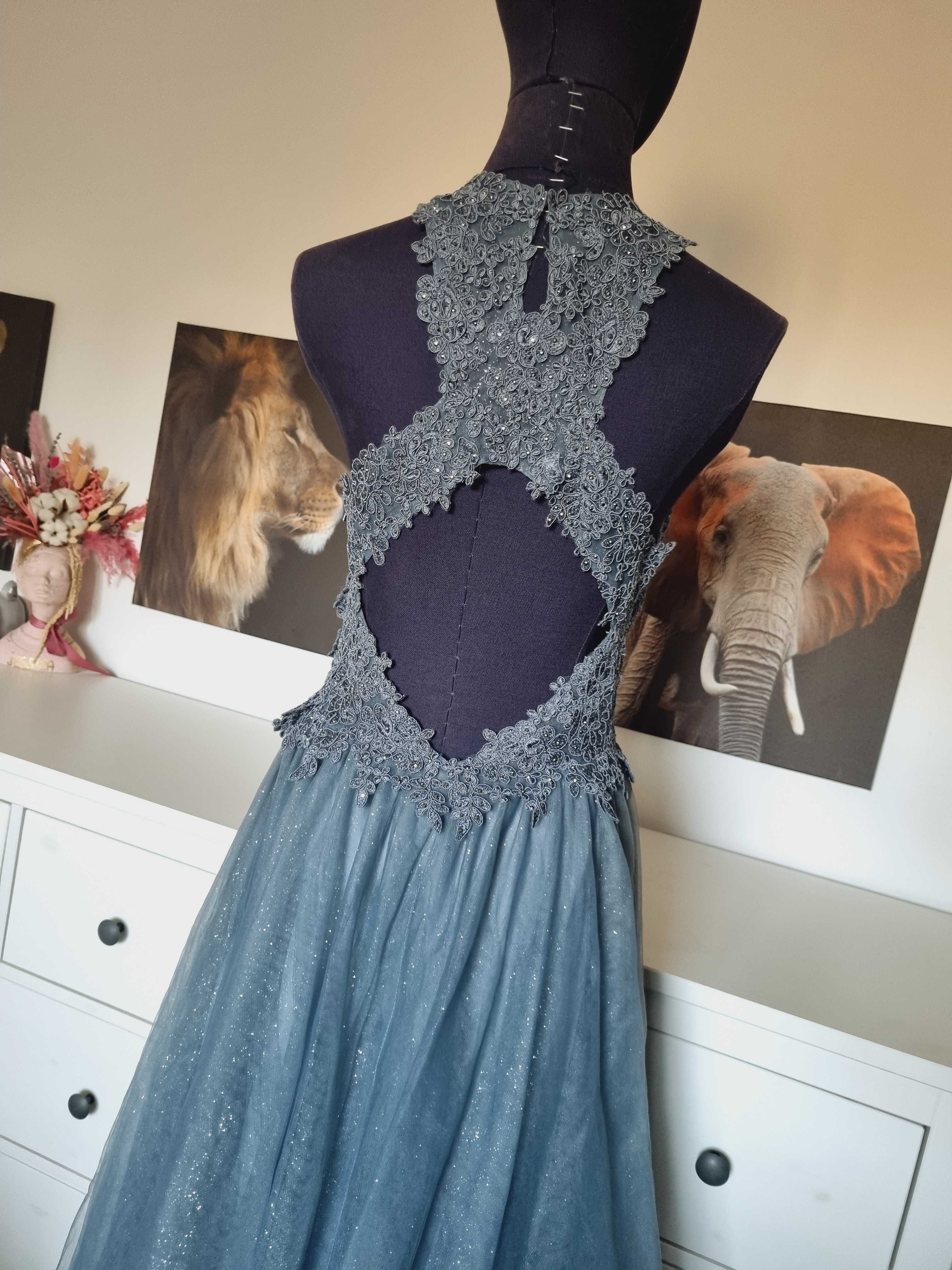 Rochie  42 L/XL printesa/nunta/nasa/bal/ocazie Mascara London