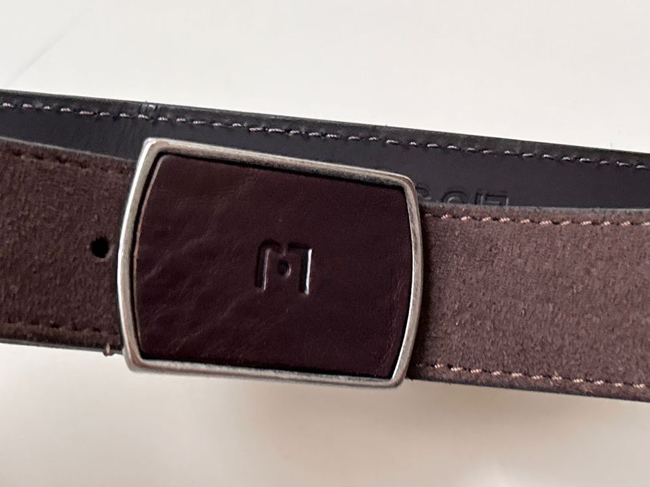 Liu Jo тъмно кафяв кожен колан