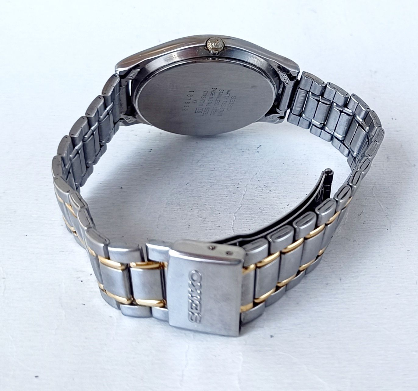 Мъжки винтидж кварцов спортен часовник Seiko 7N42-7011, работещ