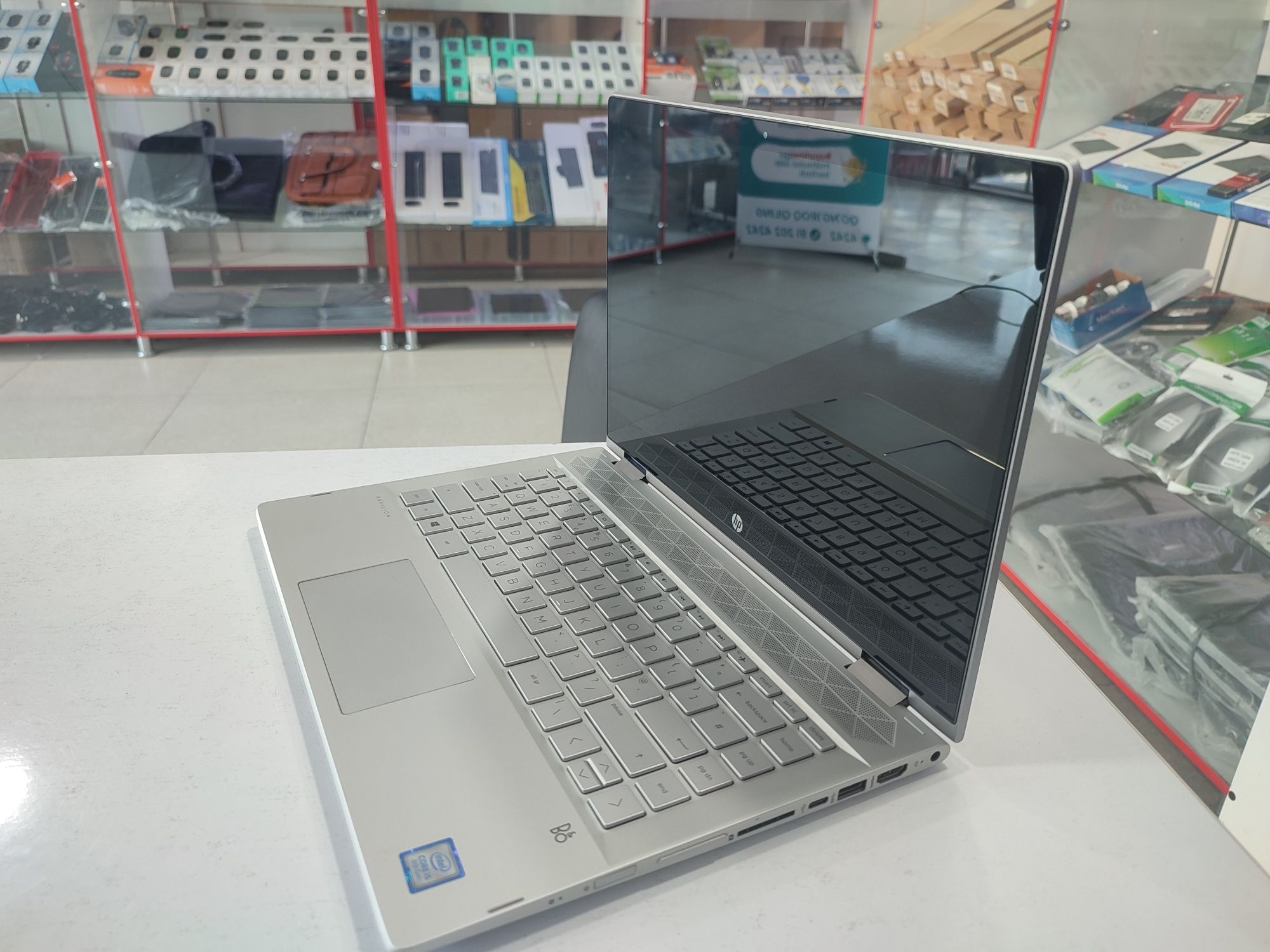 HP pavilion x360 sensorlik core i5 tinigidan keldi