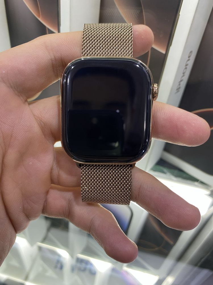 Apple Watch Series 10/46mm Titanium Case Milanesse Loop
