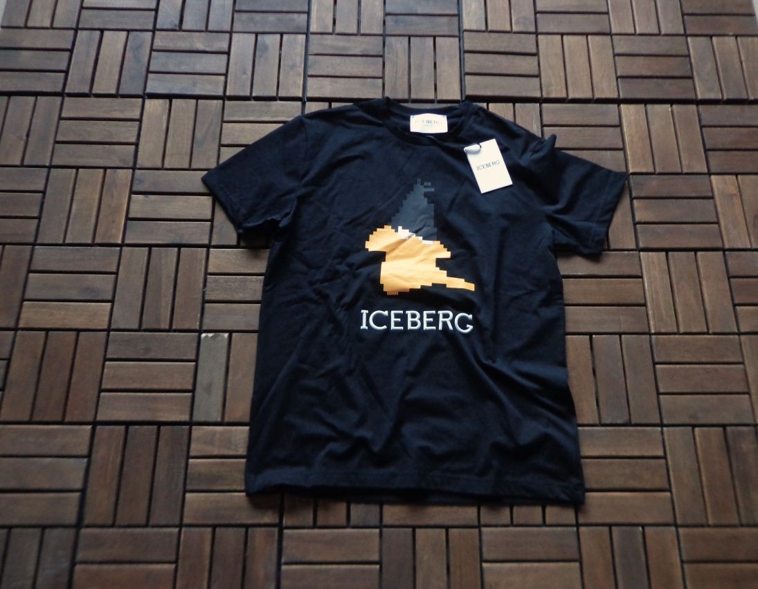 Мъжка тениска Iceberg Daffy Duck Print T-shirt Black