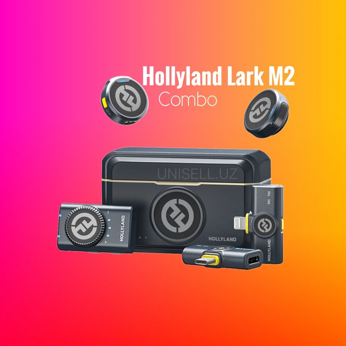 HOLLYLAND Lark M2 Combo — Беспроводной петличный Микрофон петличка