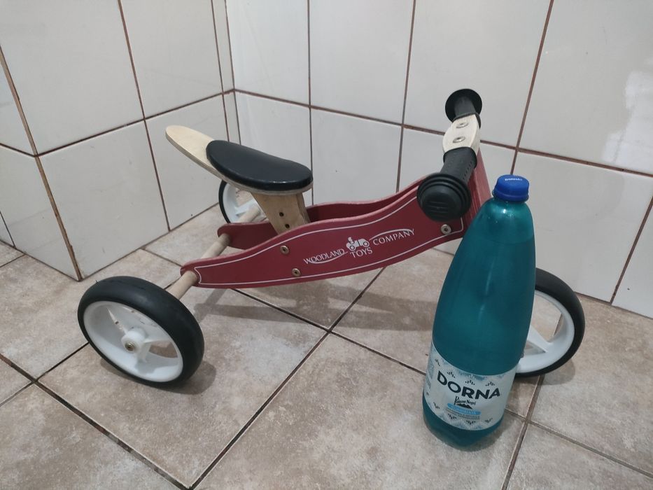Bicicleta ,tricicleta din lemn Woodland 2-1 Bike