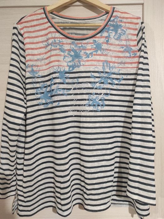 Блуза ХХЛ пролетно-лятна с дълъг ръкав