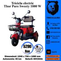 Tricicleta electrica nou 1000W  Thor Pure Sweety Agramix