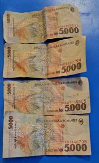 Vând bancnote 5.000 lei Lucian Blaga