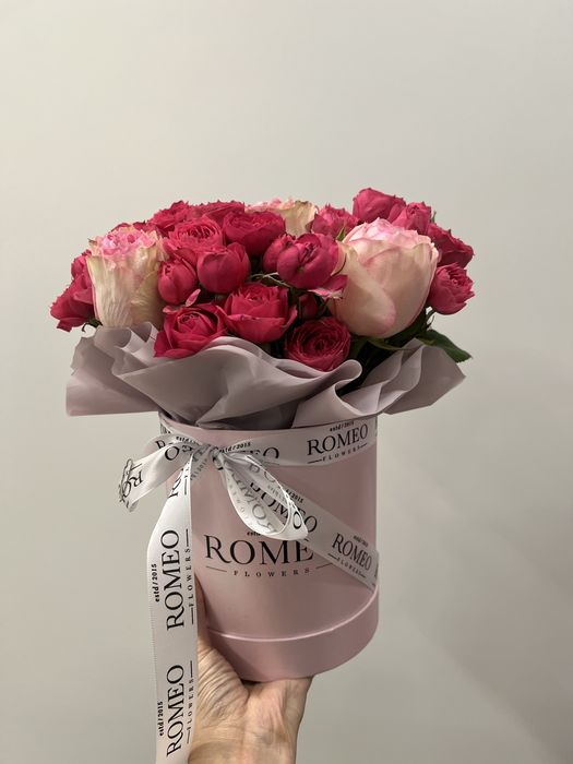 Шикарный букет в коробке