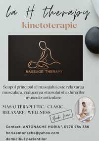 Kinetoterapie- masaj/recuperare la domiciliu