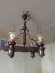 Candelabru vechi,rustic