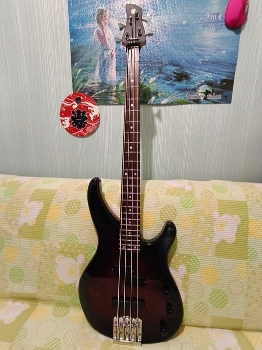 Yamaha trbx 174 + Hipshot kickass + DiMarzio DP126 + Dunlop straplocks