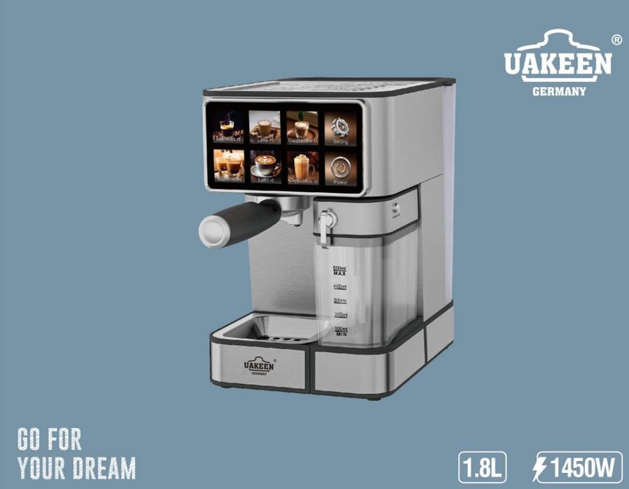 Кофемашина UAKEEN ZL-1503 Kofemashina Delonghi NESPRESSO LATTE