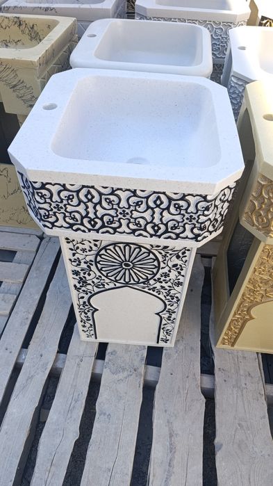 Раковина.Қуйма тошли мрамор раквина