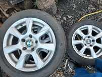 Jante Bmw cu anvelope iarna 205/55/16 &jante audi r 15