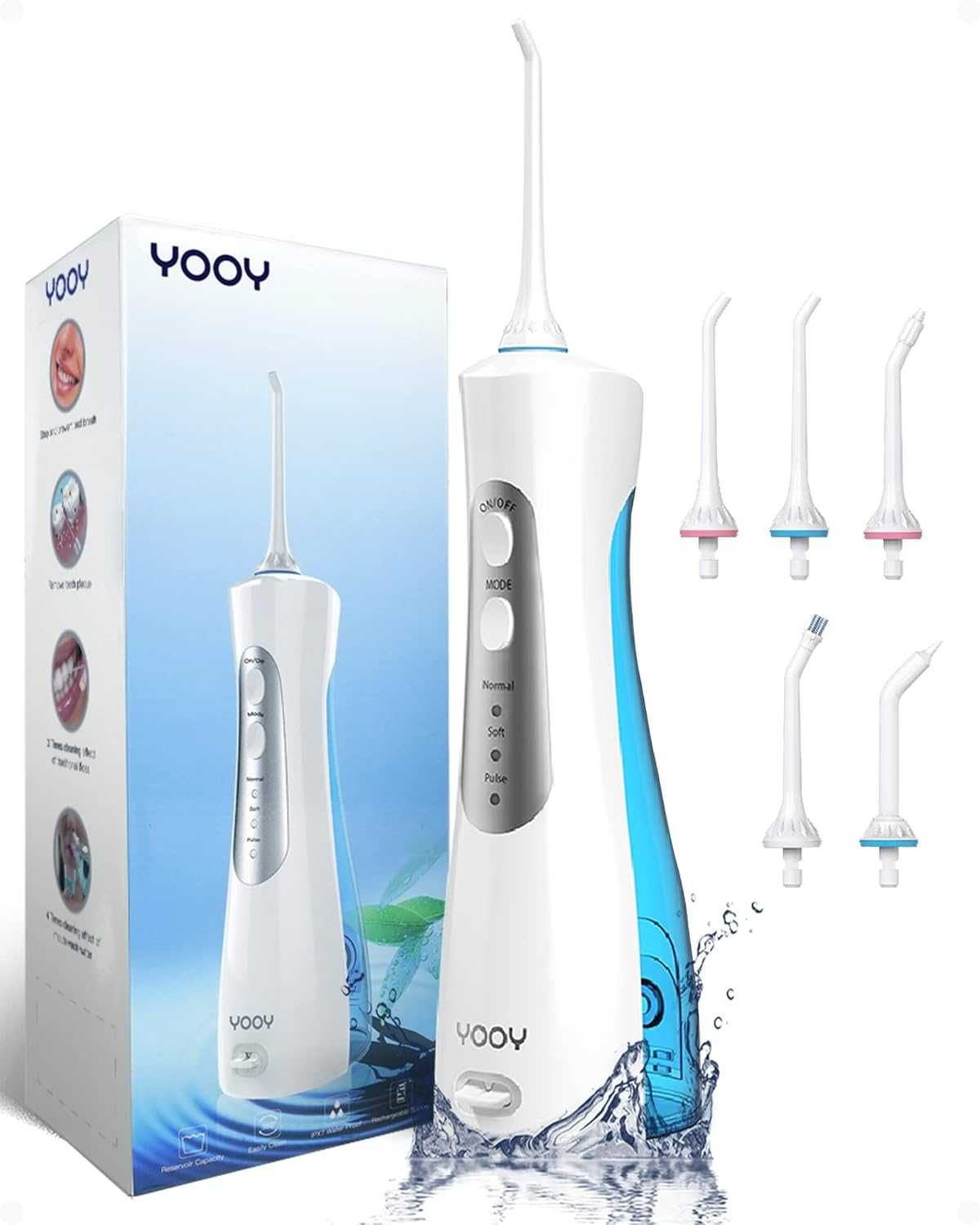 Зъбен душ YOOY с комплект накрайници