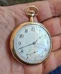 Златен джобен часовник Longines