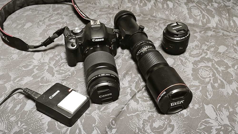 Canon 500d + 3 объектива