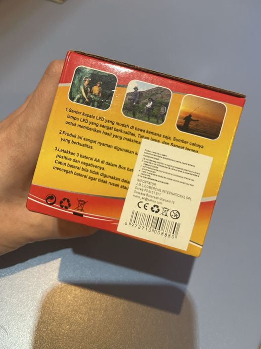 Lanterna cu led ptr frunte