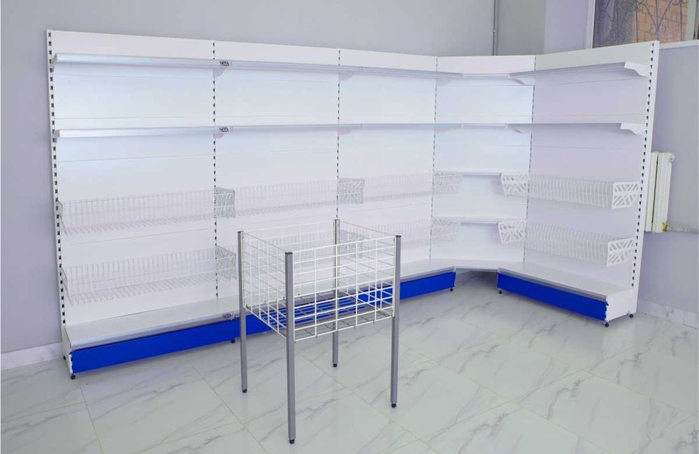 Торговое оборудование для магазина, стеллаж, прилавок витрина shto