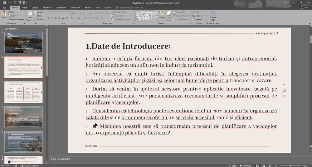 Realizez Prezentari Tip PowerPoint/Word