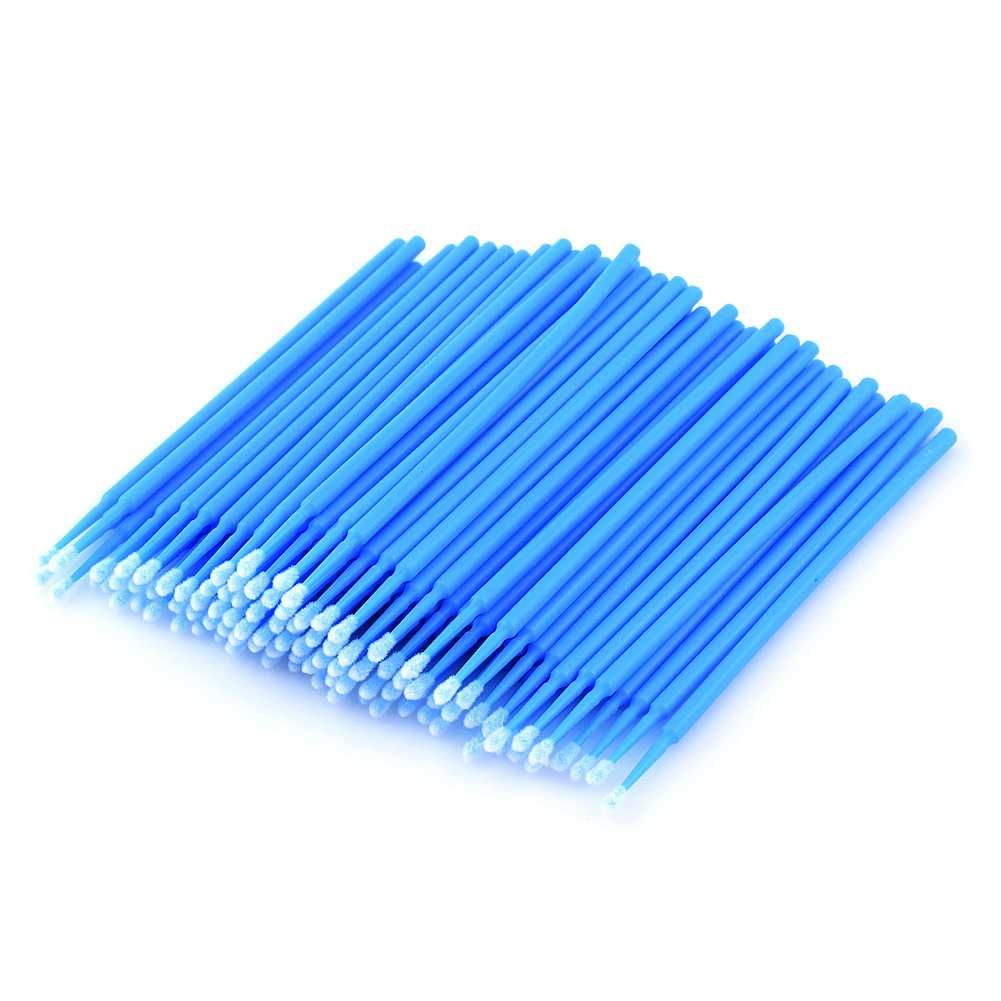 Set 100 Micro Brush, microaplicatoare extensii gene, diverse culori