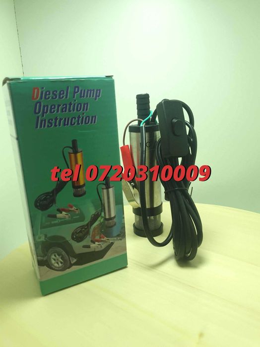 Pompa Electrica Transfer Combustibil Submersibila 12v