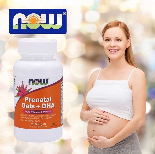 Now Foods, Prenatal Gels+DHA витамины для беременных и кормящих