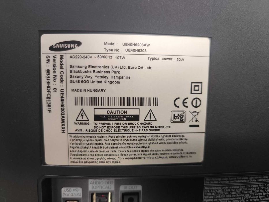 Телевизор Samsung 40 inc..модел UE40H6203