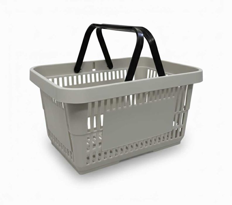 Пластмасова кошница за пазаруване 22 литра, различни цветове