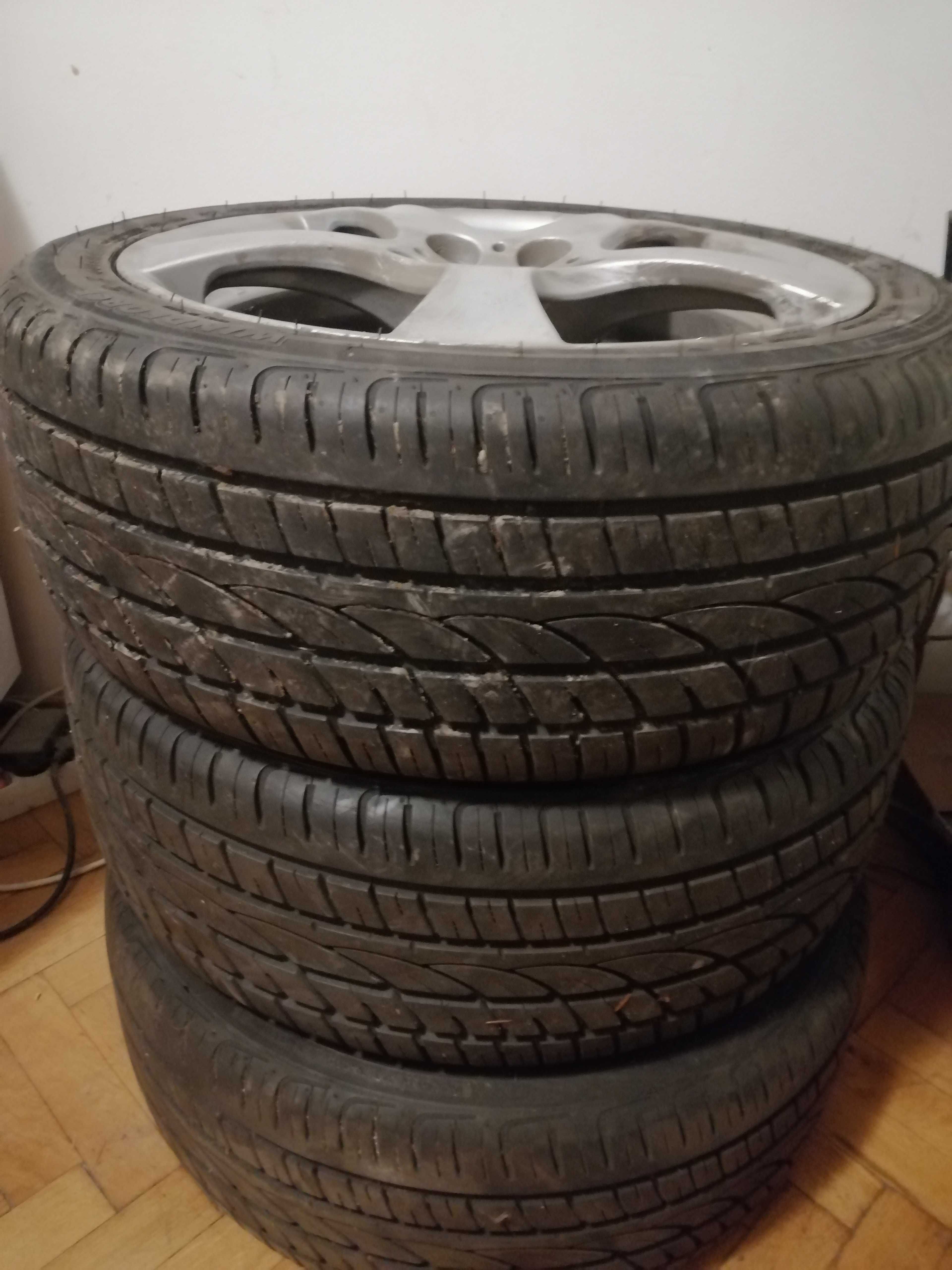 Janta de rezerva r17 5x112 + cauciuc de vara Vw ,Audi ,Seat, Skoda