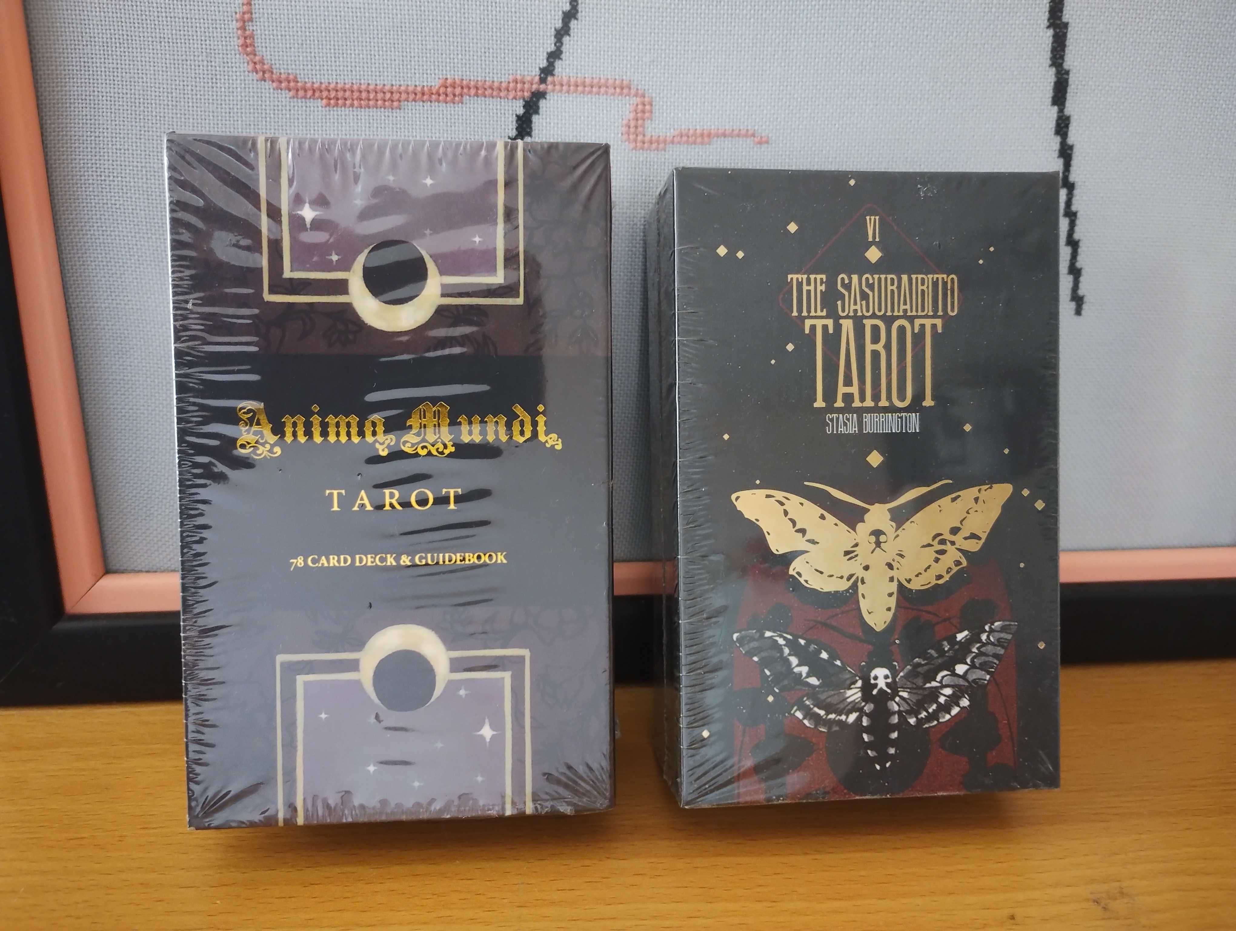 Таро карти: Anima Mundi Tarot & Sasuraibito Tarot, 7х12см,кутия,книжка