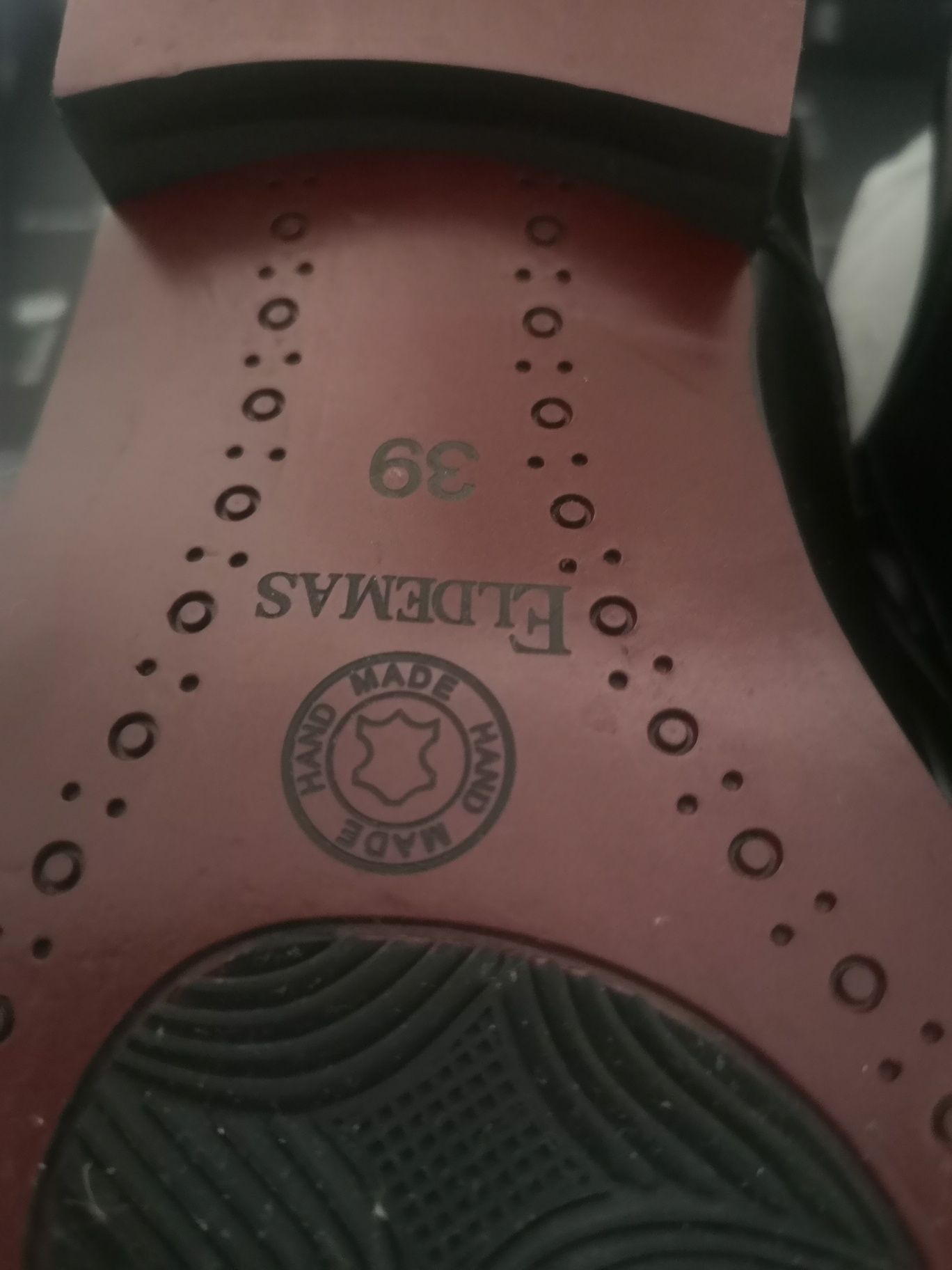 Pantofi negri piele 39