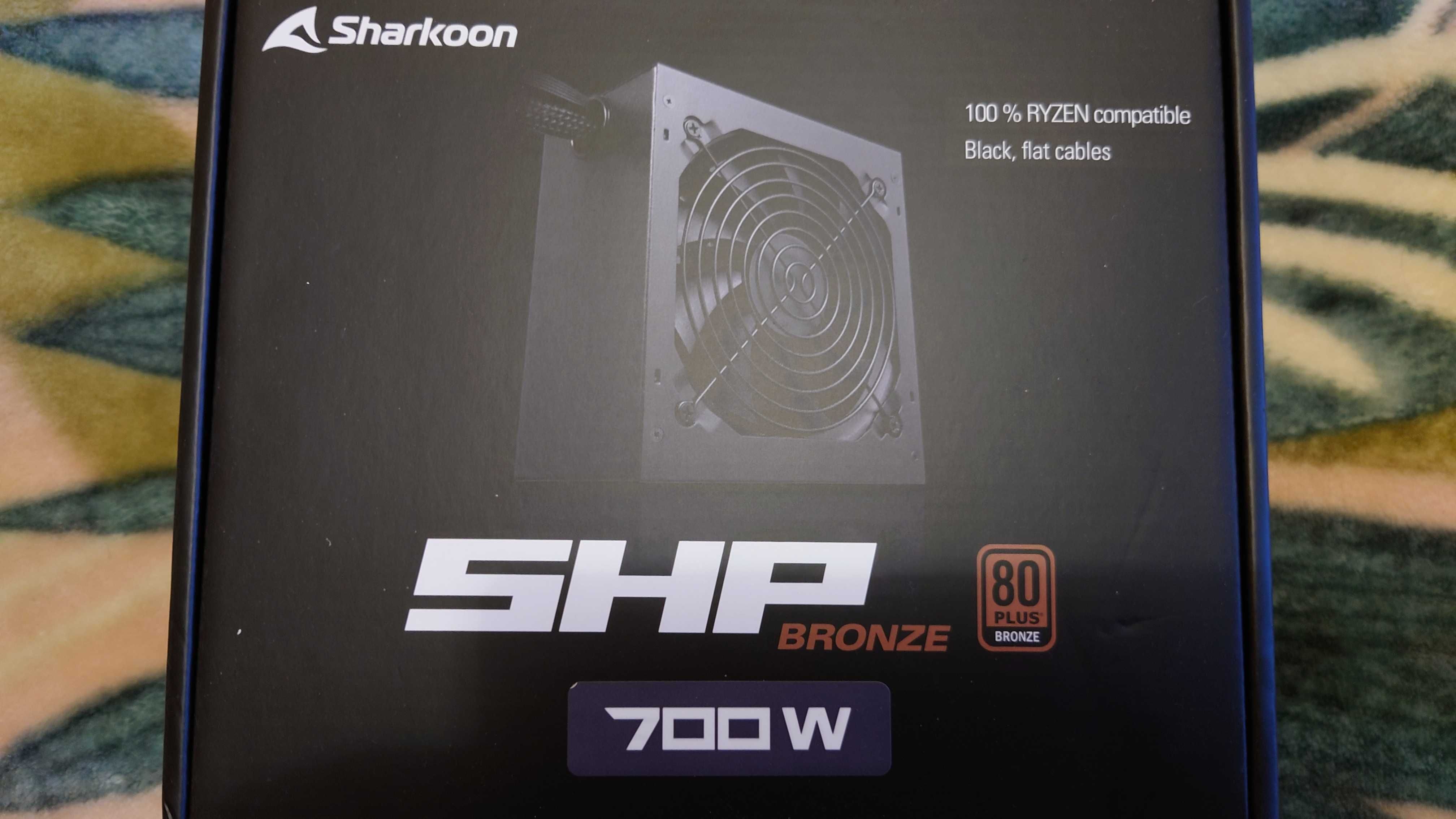 Захранващ блок захранване PC Sharkoon SHP Bronze,80 PLUS® Bronze, 700W