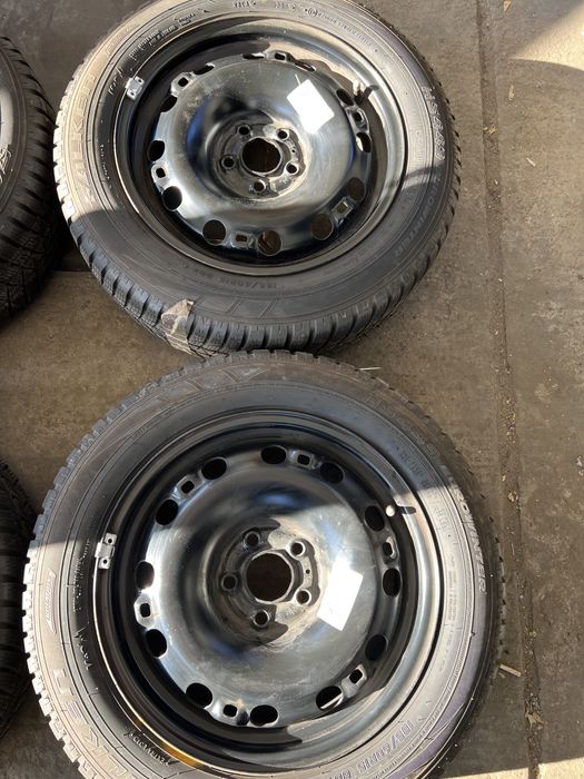 Jante Tabla VW Polo cu Anvelope Iarna